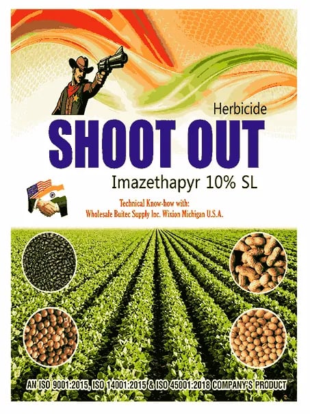 Swastik Shoot Out Imazethapyr 10% SL Selective Post Emergence Herbicide