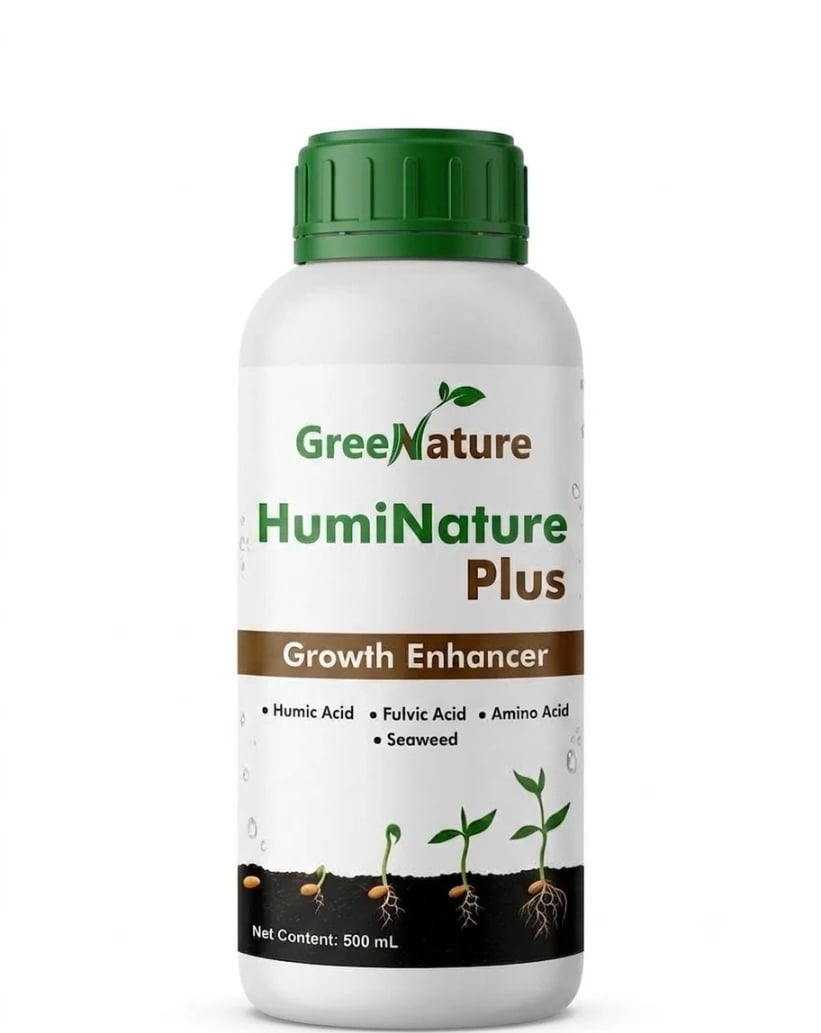 HumiNature Plus Organic Plant Growth Enhancer with Humic, Fulvic, Amino & Seaweed Extract