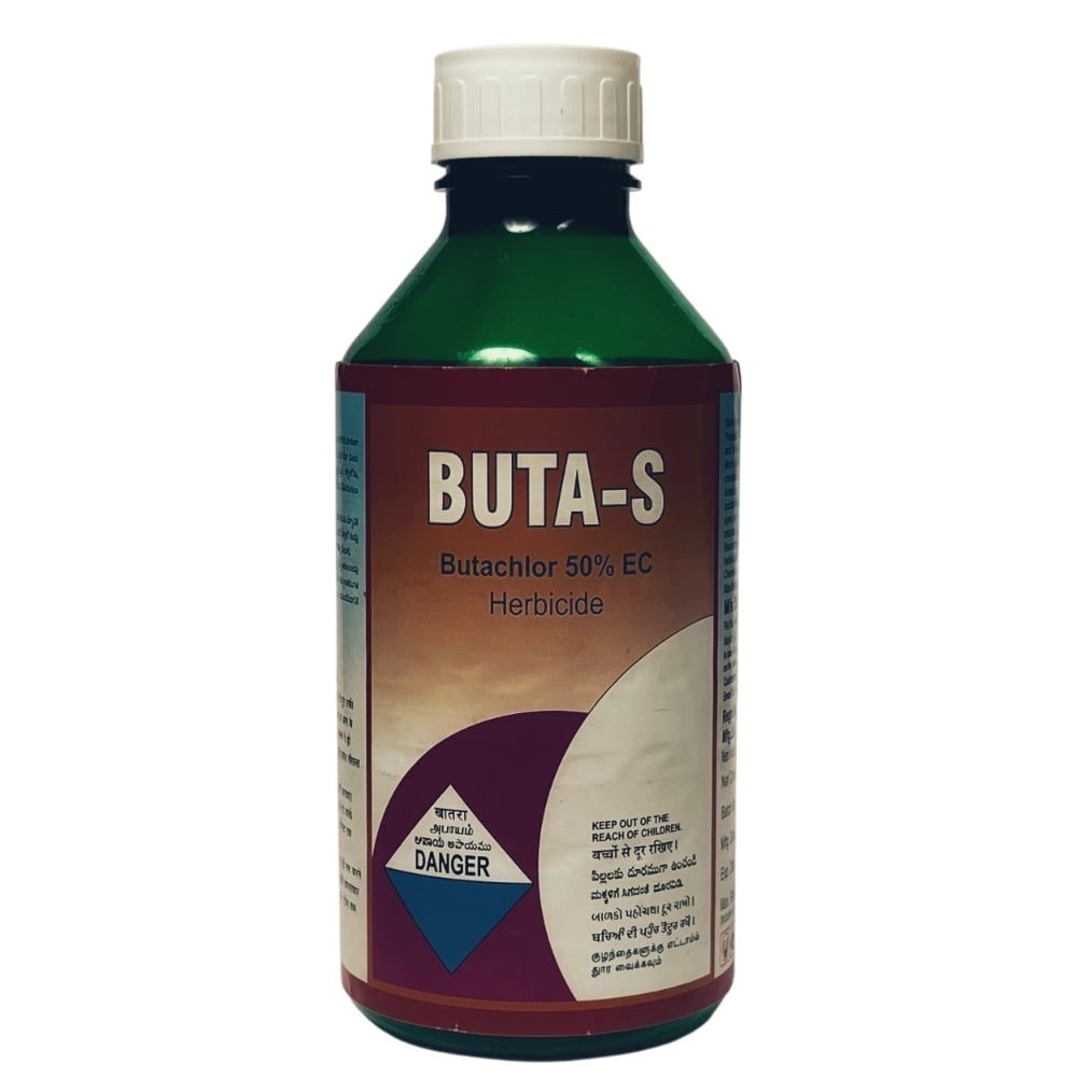 Shree Buta-S Butachlor 50% EC Herbicide, Effective For Weed Control In Paddy