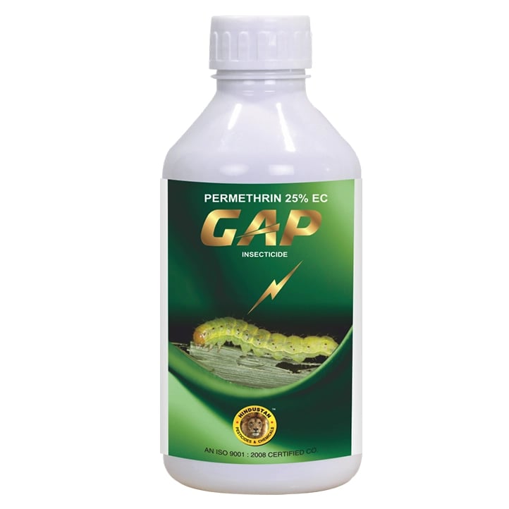 Hindustan Gap Permethrin 25% EC Insecticide, Broad-Spectrum For Cotton Bollworm Control