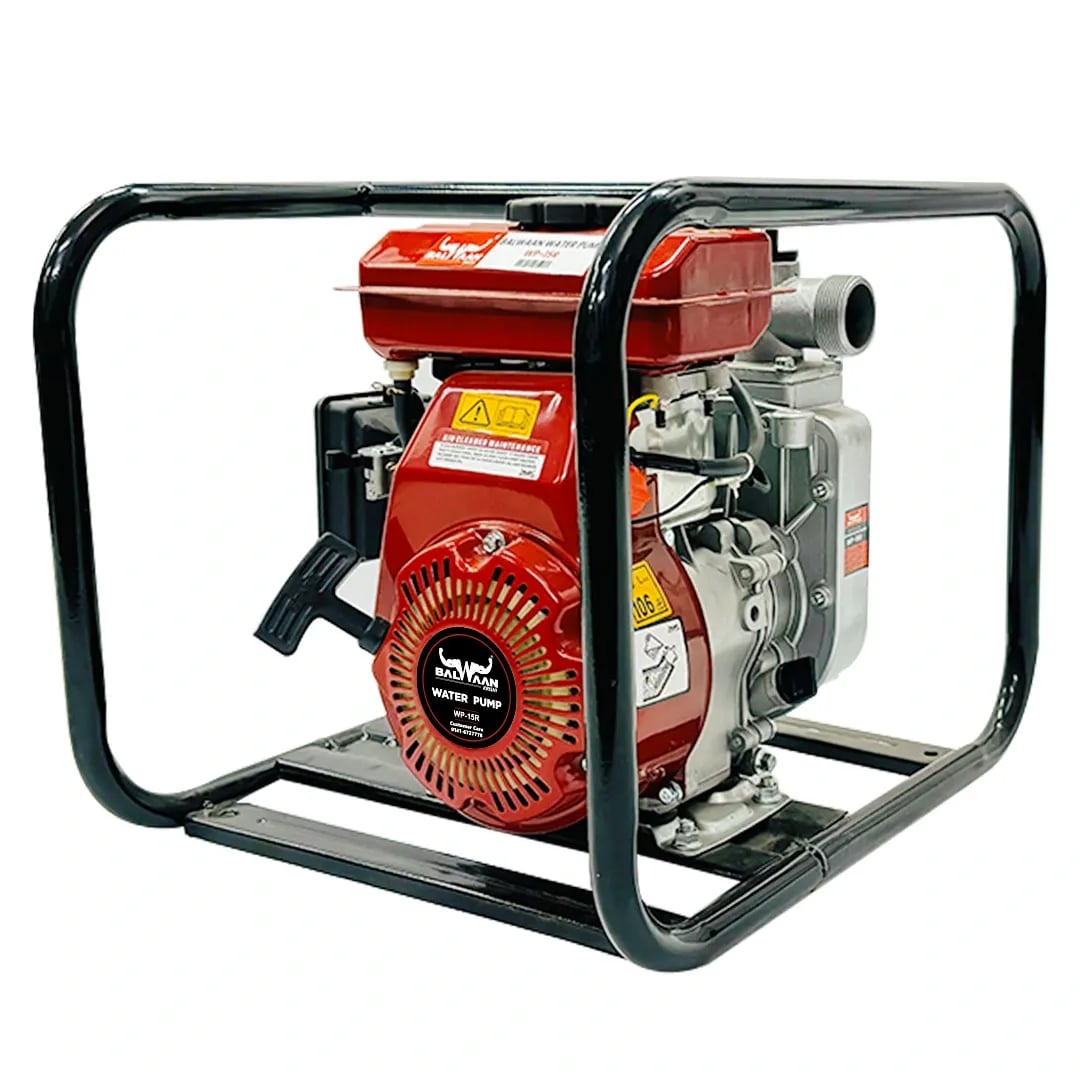 Balwaan WP-15R Water Pump - 1.5 Inch Outlet, 98cc, 4 Stroke