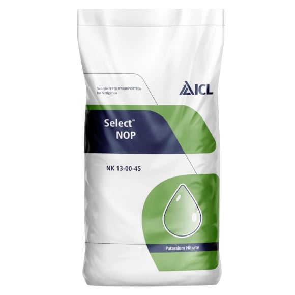 ICL Select NOP NK 13:00:45 Potassium Nitrate Fertilizer, Water Soluble, Ideal For Fertigation And Hydroponics In All Crops