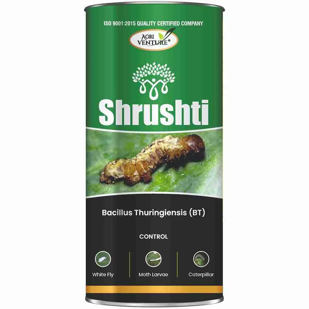 AGRIVENTURE Shrushti BT Bio Insecticide For Caterpillar and Larval Control