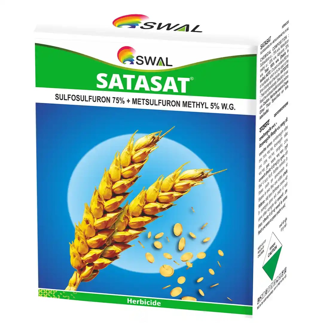 Swal Satasat Sulfosulfuron 75% + Metsulfuron methyl 5% WG Post Emergent, Selective Herbicide