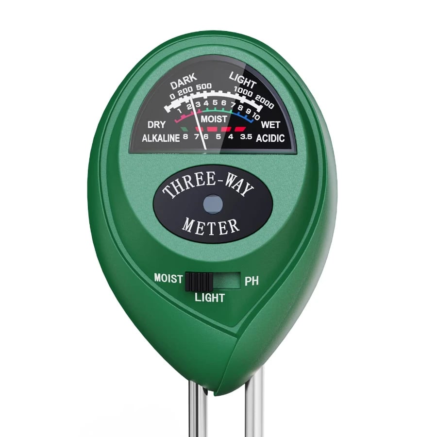Radhe Agri 3 In 1 Soil PH Moisture Soil Test Kit, Soil Moisture Meter, Effective For Garden, Lawn Plants Indoors And Outdoors
