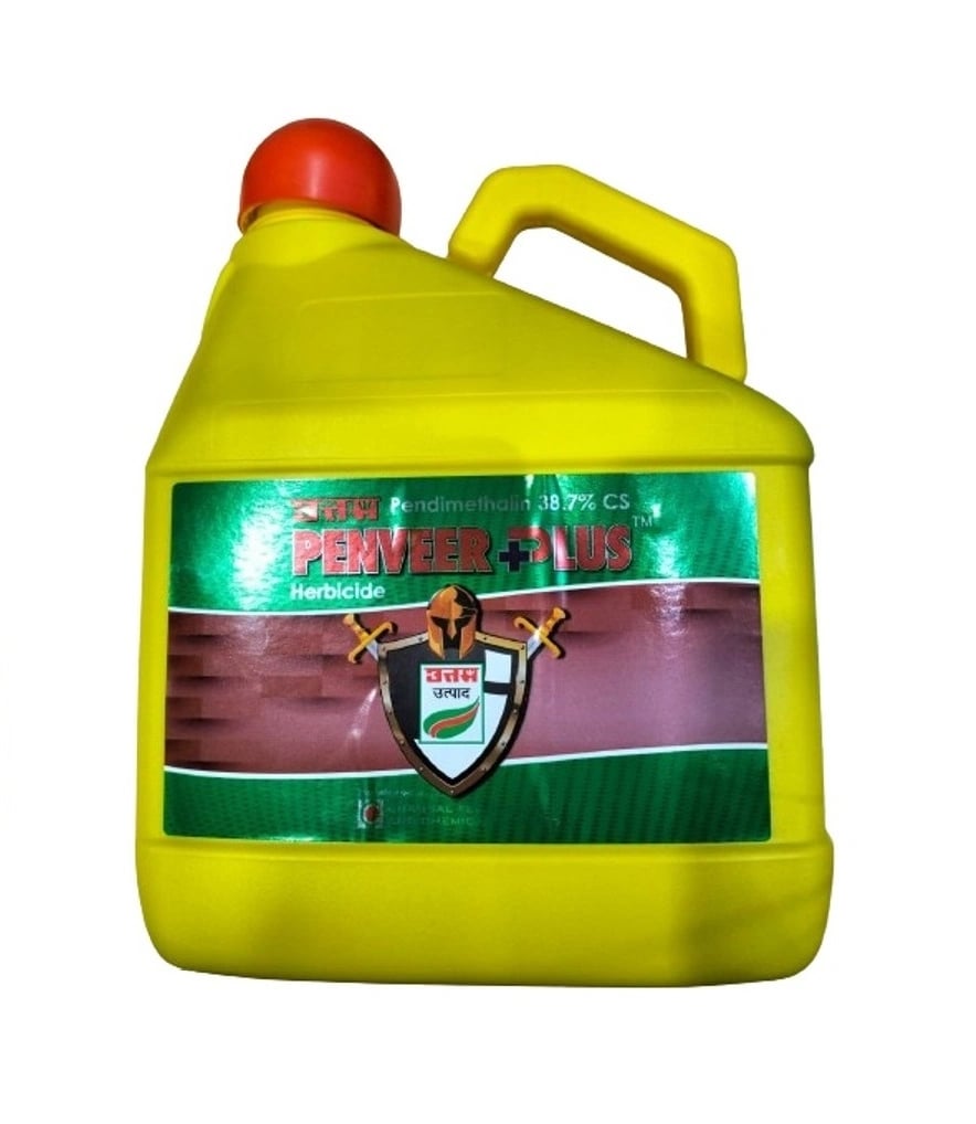 Uttam Penveer Plus Pendimethalin 38.7% CS Herbicide, Selective Pre-Plant Herbicide