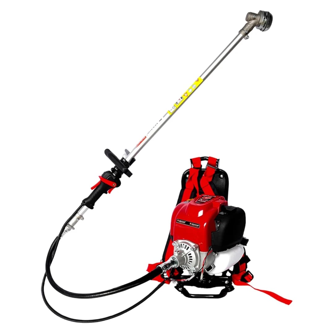 Fenton Krishi Back Pack FX-50 Pro Brush Cutter, 50CC, 4-Stroke, 2.5HP Engine, 750ML Fuel Tank, Best For Gardens, Backyards And Small Fields