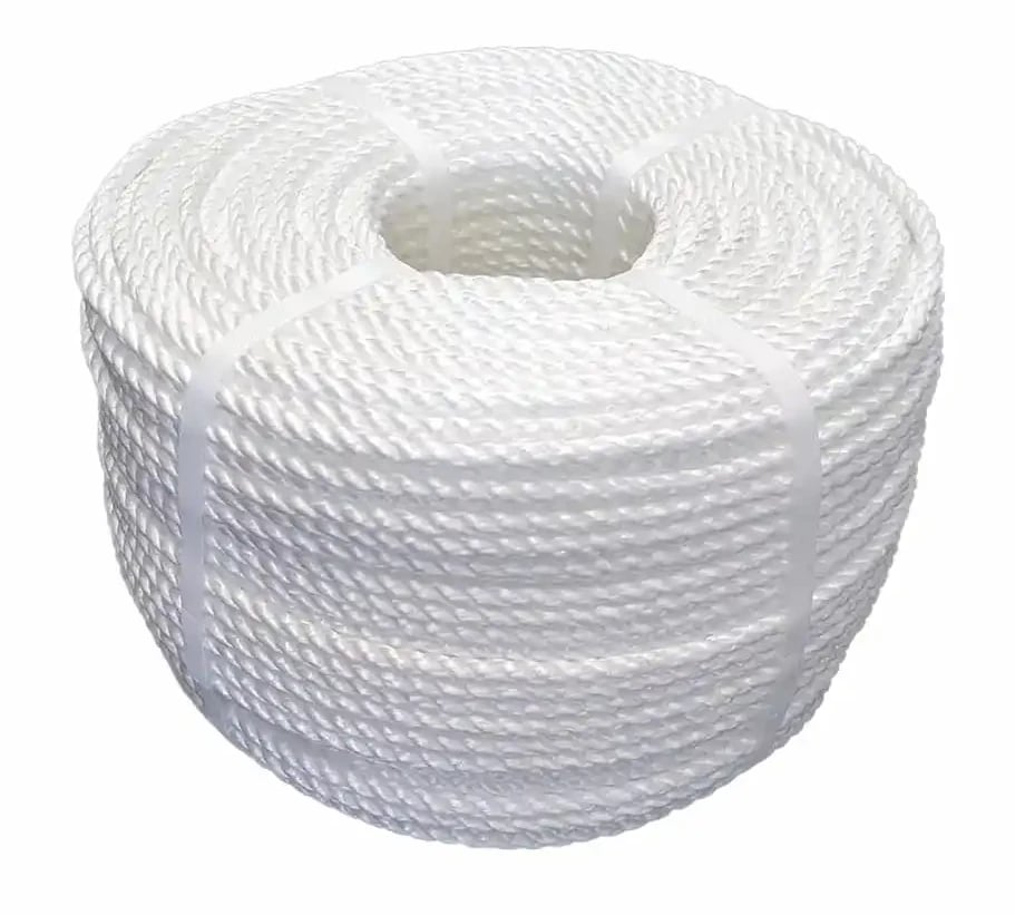 Singhal PP Tuf Rope 4mm Heavy Duty Multipurpose Plastic Rope White