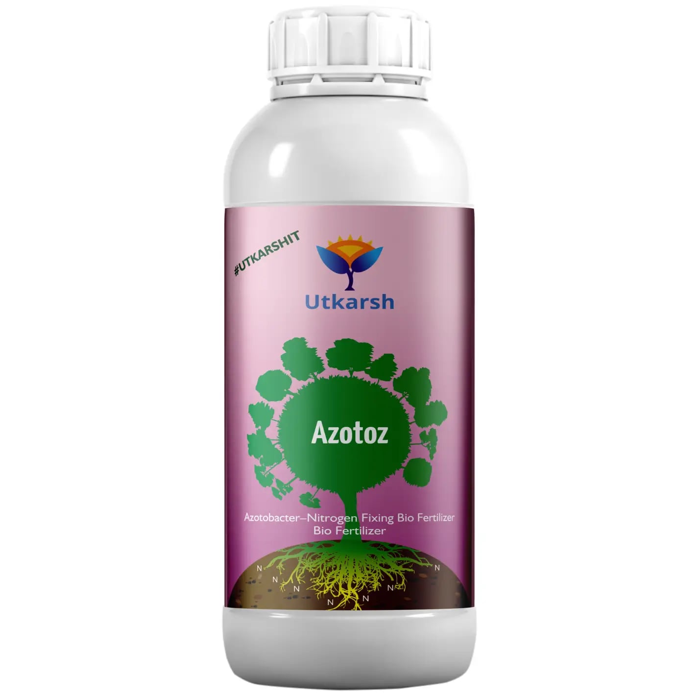 Utkarsh Azotoz (Azotobacter Nitrogen Fixing Microbes) Bio Fertilizer, Increases Yield and Nutrient Uptake