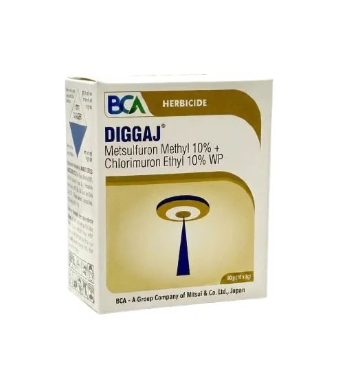 Bharat Certis Diggaj Insecticide Metsulfuron Methyl 10% +Chlorimuron Ethyl 10% WP