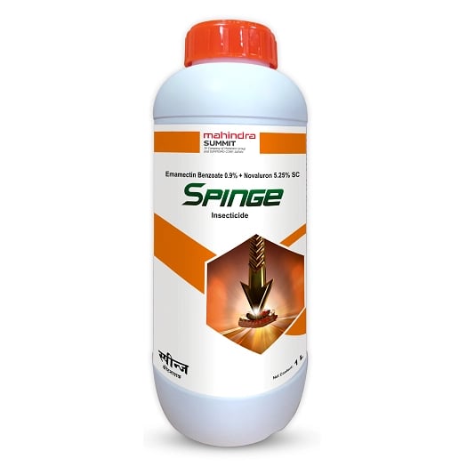 Mahindra Spinge Emamectin Benzoate 0.9% + Novaluron 5.25% SC Insecticide, Dual-Action And Effective Pest Control