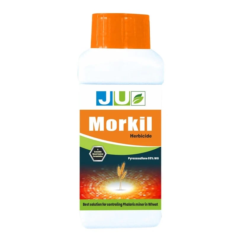 JU Morkil Herbicide (Pyroxasulfone 85% WG) Selective, Pre-Emergence Herbicide, Controls Annual Grasses, Broadleaf Weeds & Sedges In wheat, Maize & Soybean