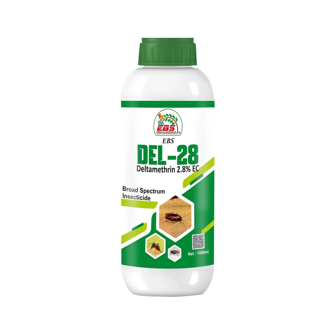 EBS DEL 28 Deltamethrin 2.8% EC Insecticides For Broad Spectrum Control Of Chewing And Sucking Insects.