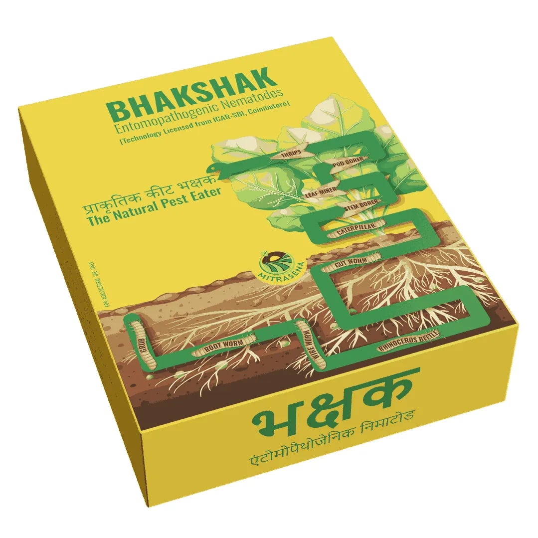 Biowall BHAKSHAK Entomopathogenic Nematodes, Effective For Grubs, Thrips And Caterpillars Pest Control In Crops