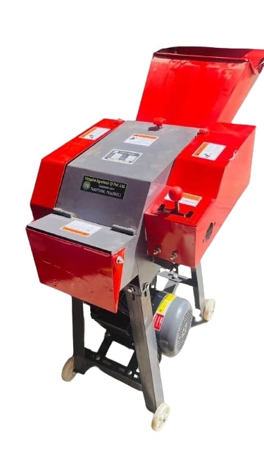 Vinspire High Speed Chaff Cutter, 3HP Single Phase Motor and Gear System for Small, Medium and Large Cutting