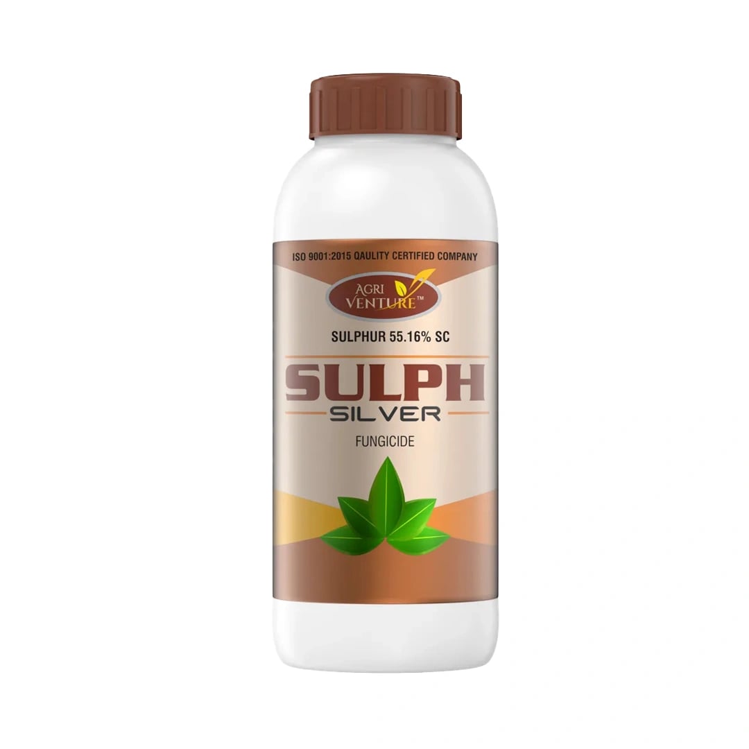 Agriventure Sulph Silver (Sulphur 55.16% Sc) Contact Fungicide Used For The Control Of Powdery Mildew Of Grape And Mango