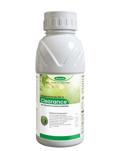 Katyayani Clearance Paraquat Dichloride 24% SL Non Selective Herbicide, Effective Weed Control