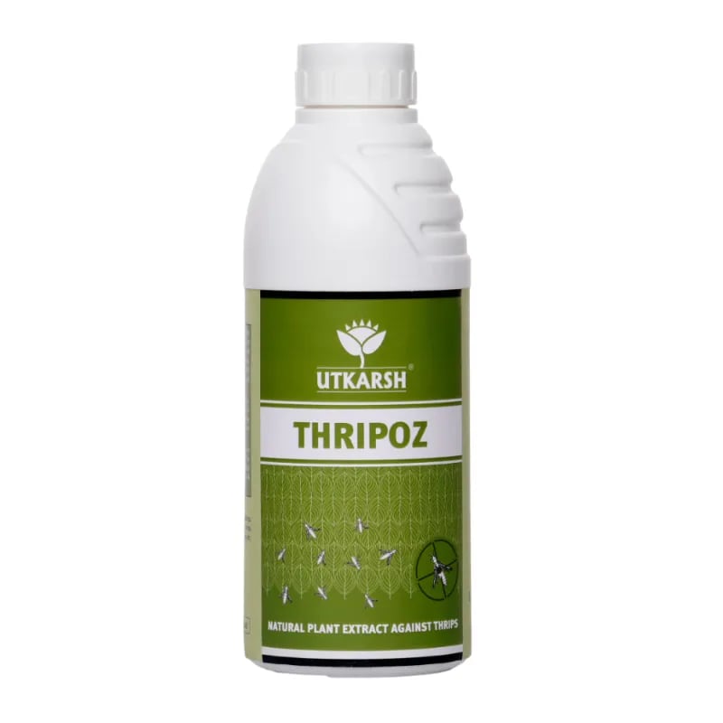 Utkarsh Thripoz, Natural Plants Extract, Against Thrips, Natural Plant Protector For Sucking Pests, Aphids And White Fly