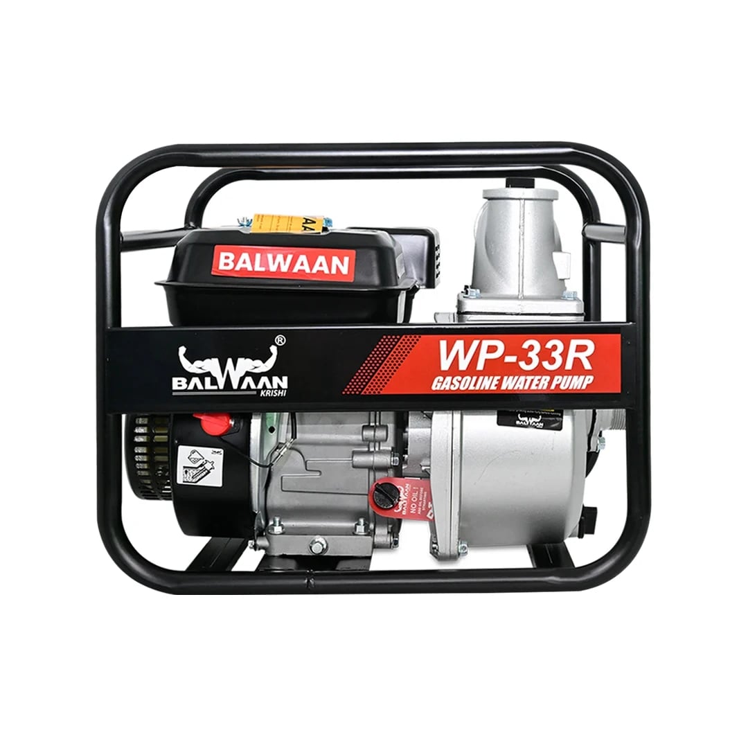 Balwaan WP-33R Gasoline Water Pump - 7HP, 4 Strock