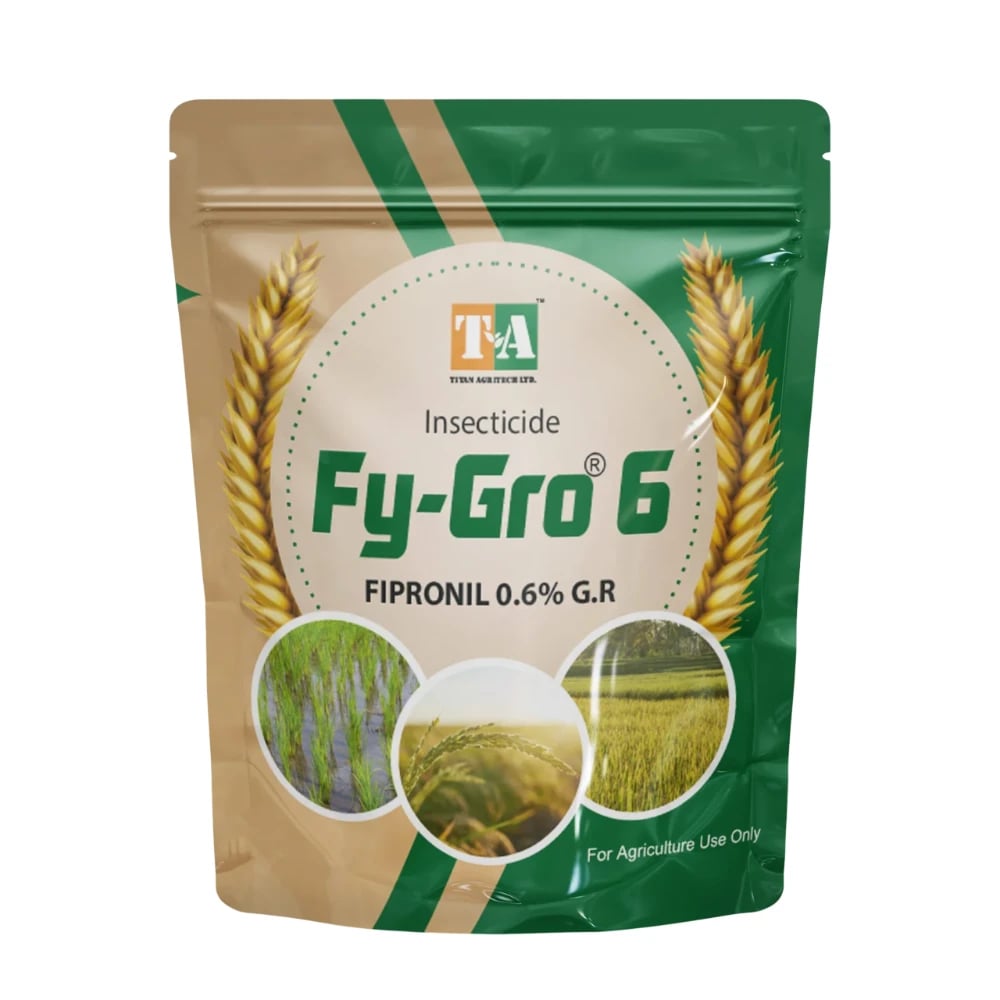 Titan Agritech Fy-Gro 6 Fipronil 0.6% GR Insecticide, Broad Spectrum Pest Control & Improves Crops
