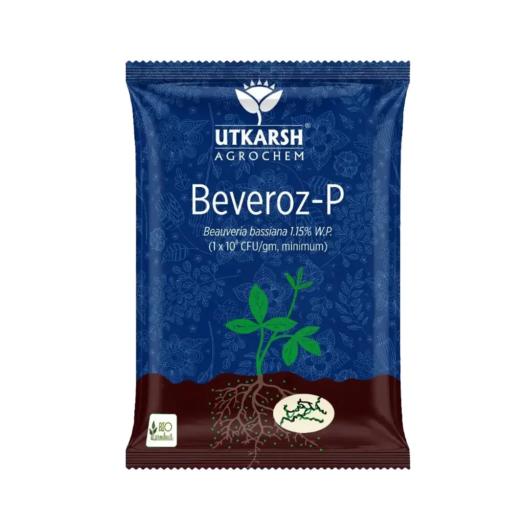Utkarsh Beveroz-P (Beauveria Bassiana 1.15% W.P.) Bio Pesticides, It Provides Reliable Protection Against a Wide Range of Insect Pests