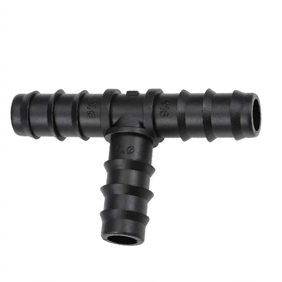 Radhe Online Lateral Tee Connector 16mm, Blank Tubing Accessories For 16mm Pipe