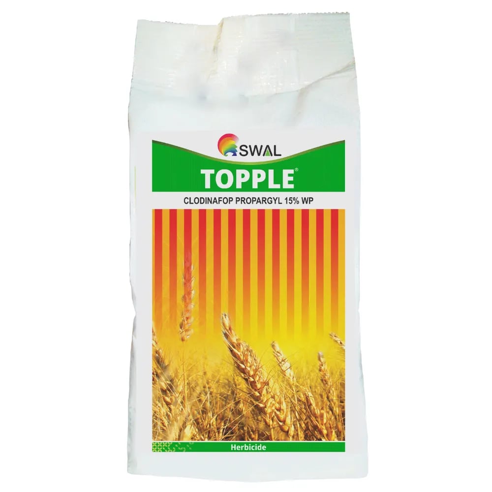 Swal Topple Clodinafop propargyl 15% WP , Selective Post-Emergent Herbicide