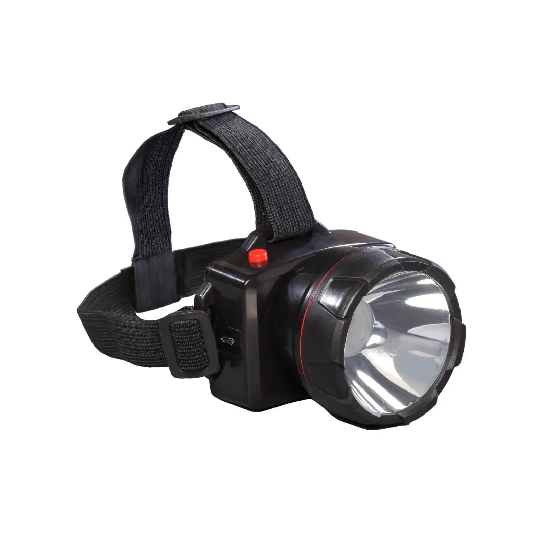 Villconnect Halley 3W LED Rechargeable Head Light, 1200mAh Battery, 1KM Range, ABS Body, Overcharge Protection
