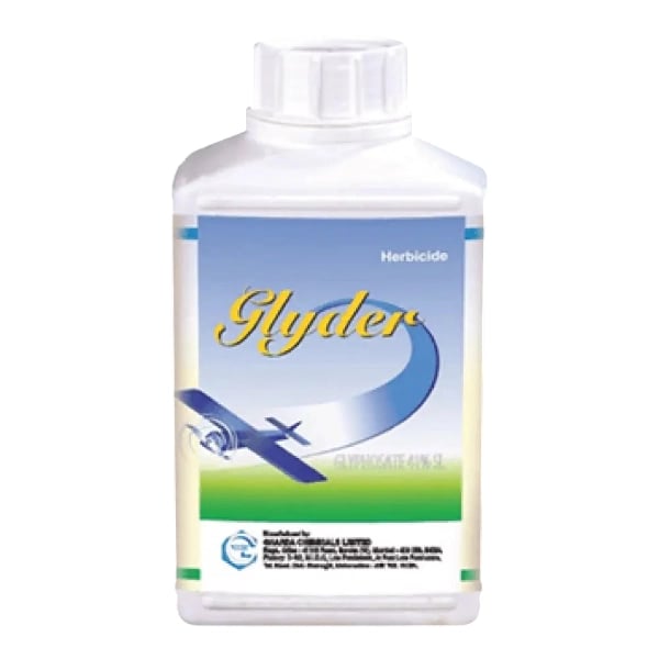 Gharda Glyder Glyphosate 41% SL Herbicide, Non-Selective, Control Weed In Multiple Crops