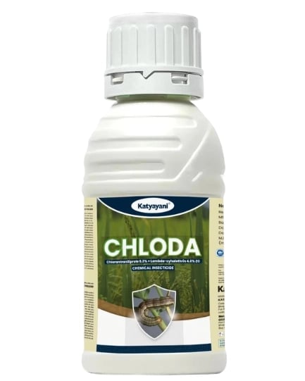 Katyayani Chloda Chlorantraniliprole 9.3% + Lambda Cyhalothrin 4.6% ZC Insecticide, for Effective Pest Control for Crops