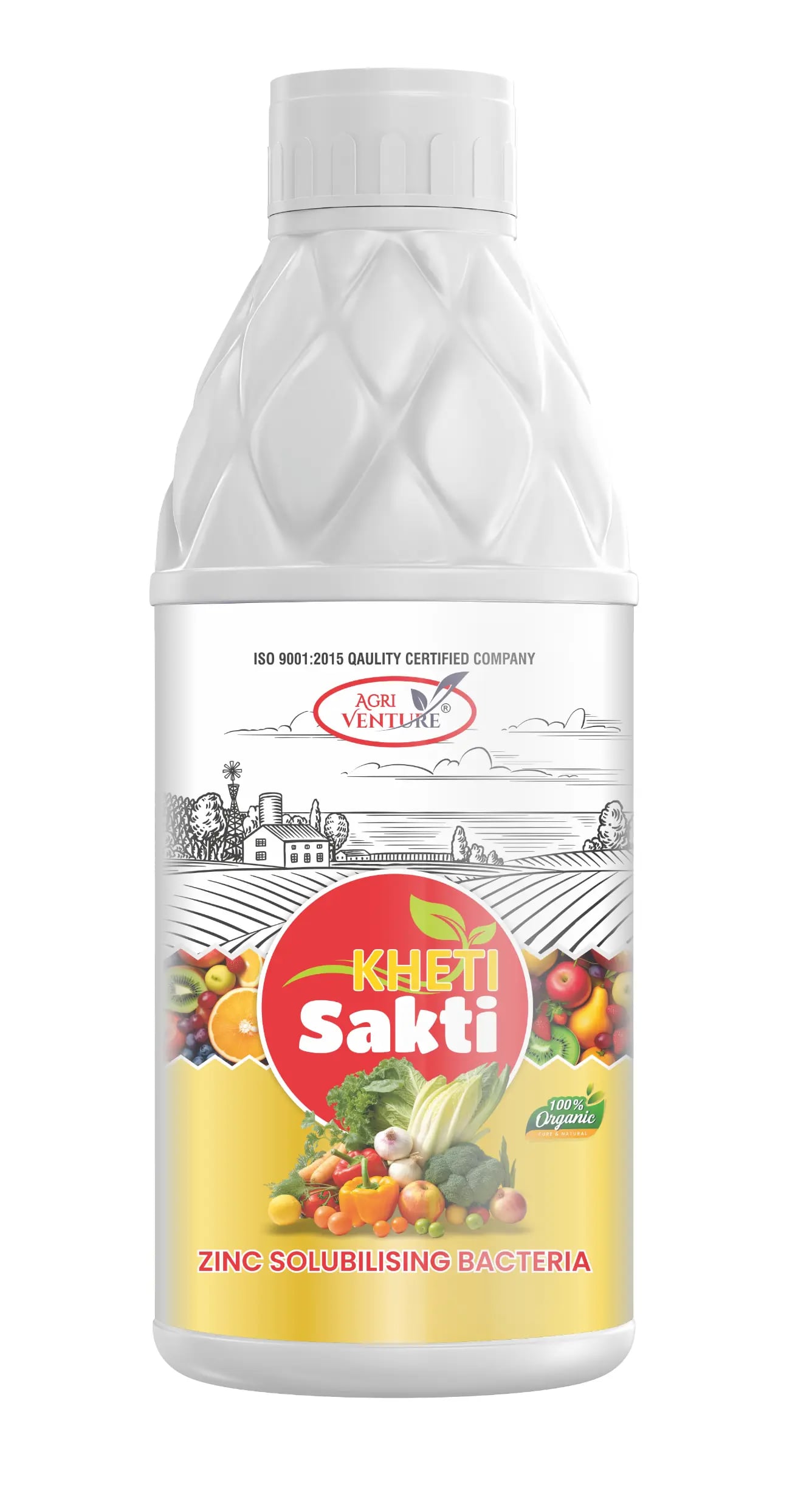 AgriVenture KHETI SAKTI ZSB Zinc Solubilizing Bacteria, Bacterial Products, Use for Paddy, Wheat, Pulses, Citrus, Pomegranate, And Ginger