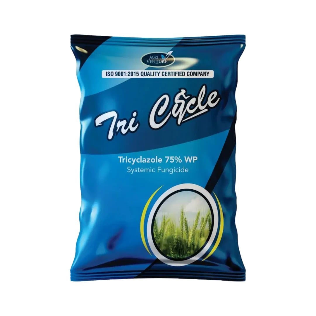 Agriventure Tri Cycle Fungicide (Tricyclazole 75% WP) for Protecting Rice from Blast Disease