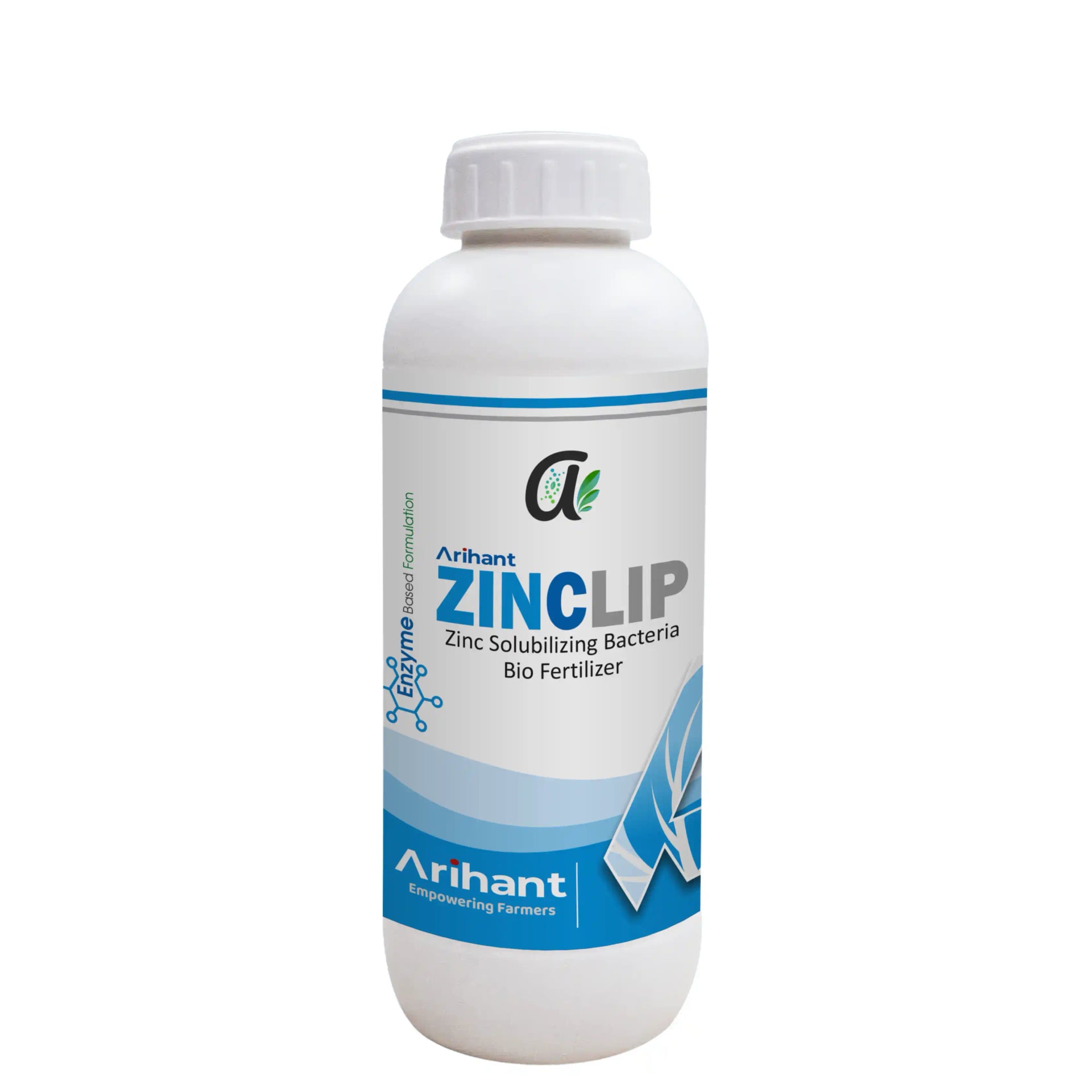 Arihant Zinclip - Zinc Solubilizing Bacteria Liquid Bio-Fertilizer for Plant-Available Zinc