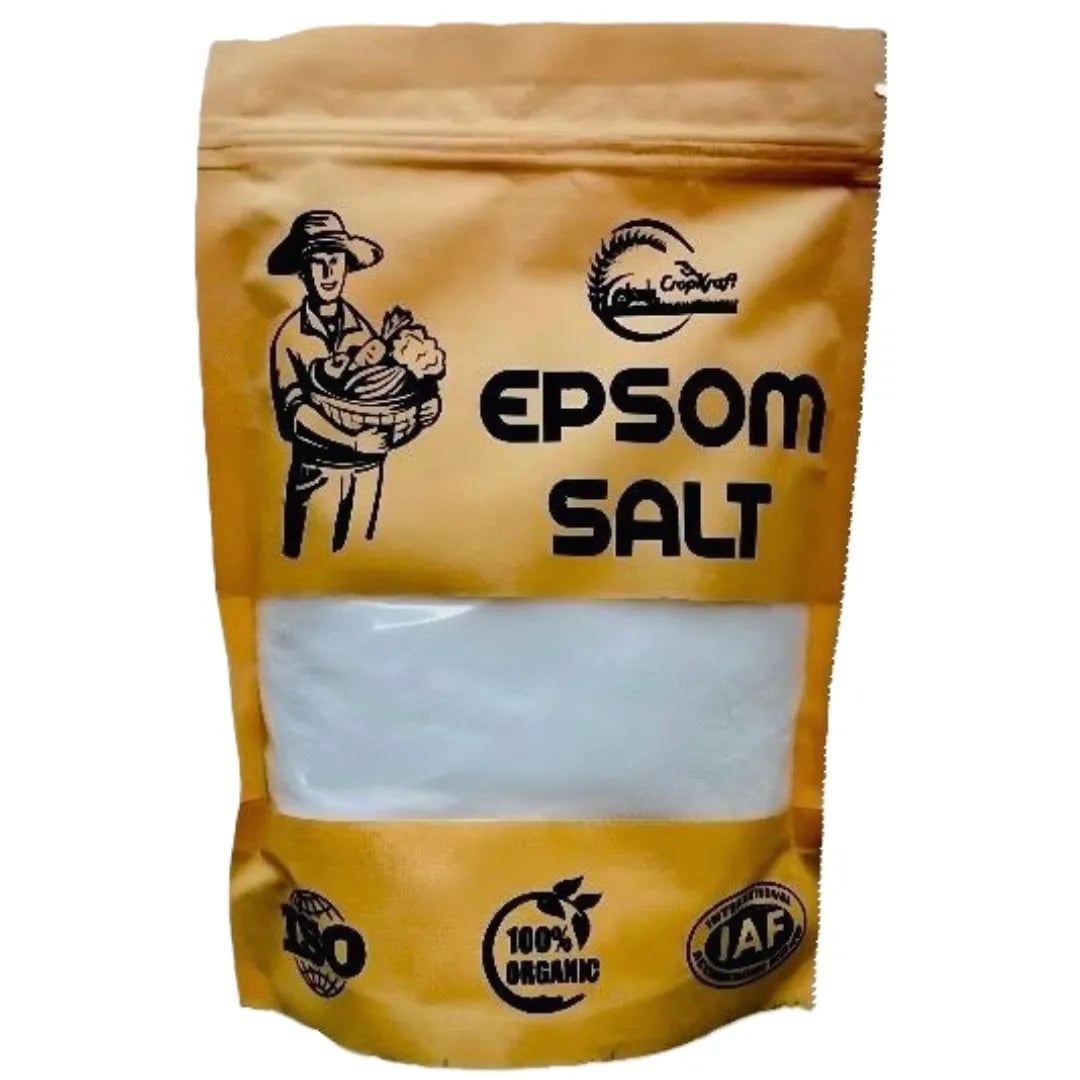 CROPKRAFT Epsom Salt (Magnesium Sulphate) Magnesium as Mg (9.7%) & Sulphur as S (12%) Powder