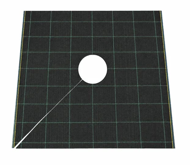 Radhe Agri 110 GSM Weed Mat 1x1 Meter For Agriculture, Nursery, Garden Use