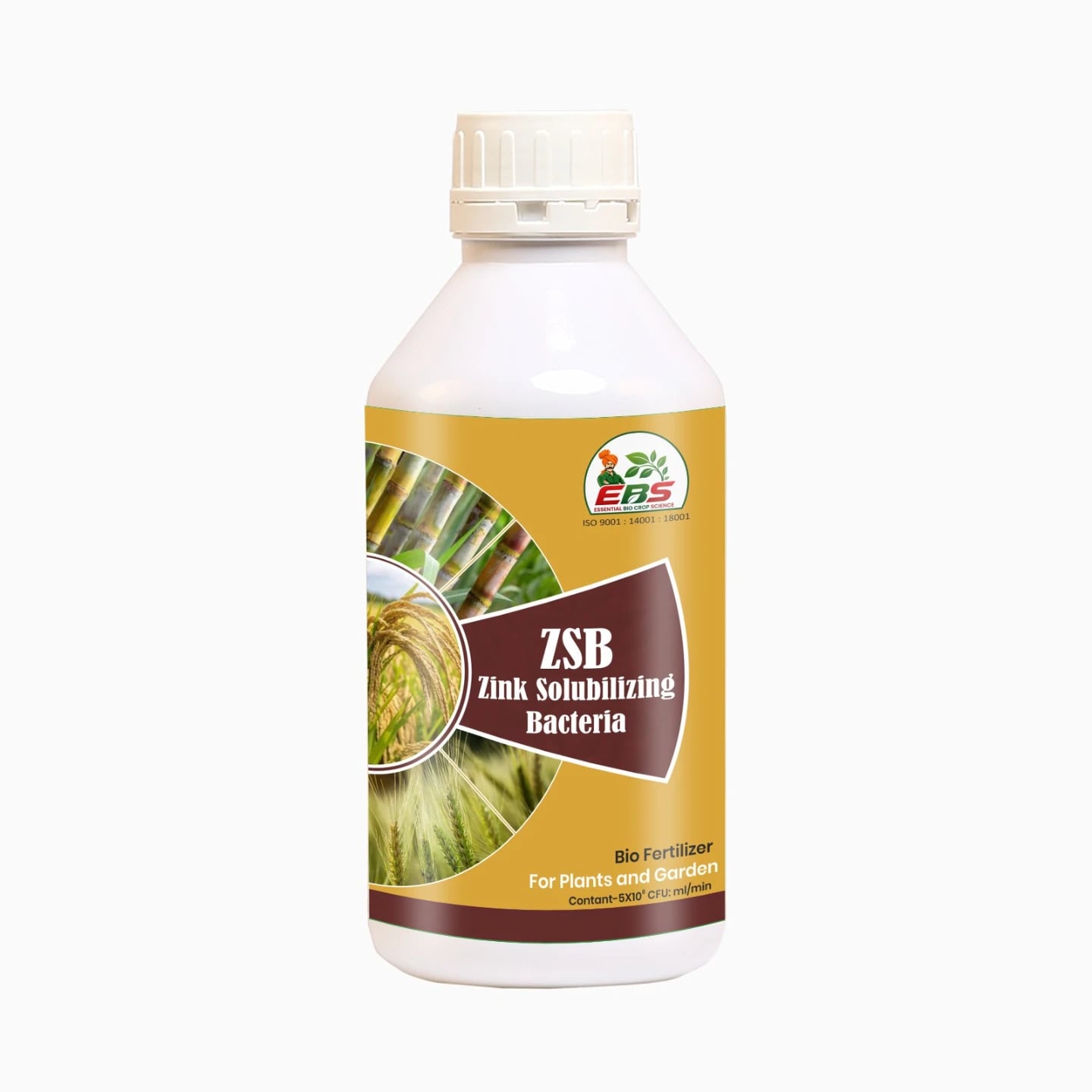 EBS Zinc Solubiilizing Bacterial Bio fertilizer (ZSB), For All Plants And Home Garden, Ecofriendly