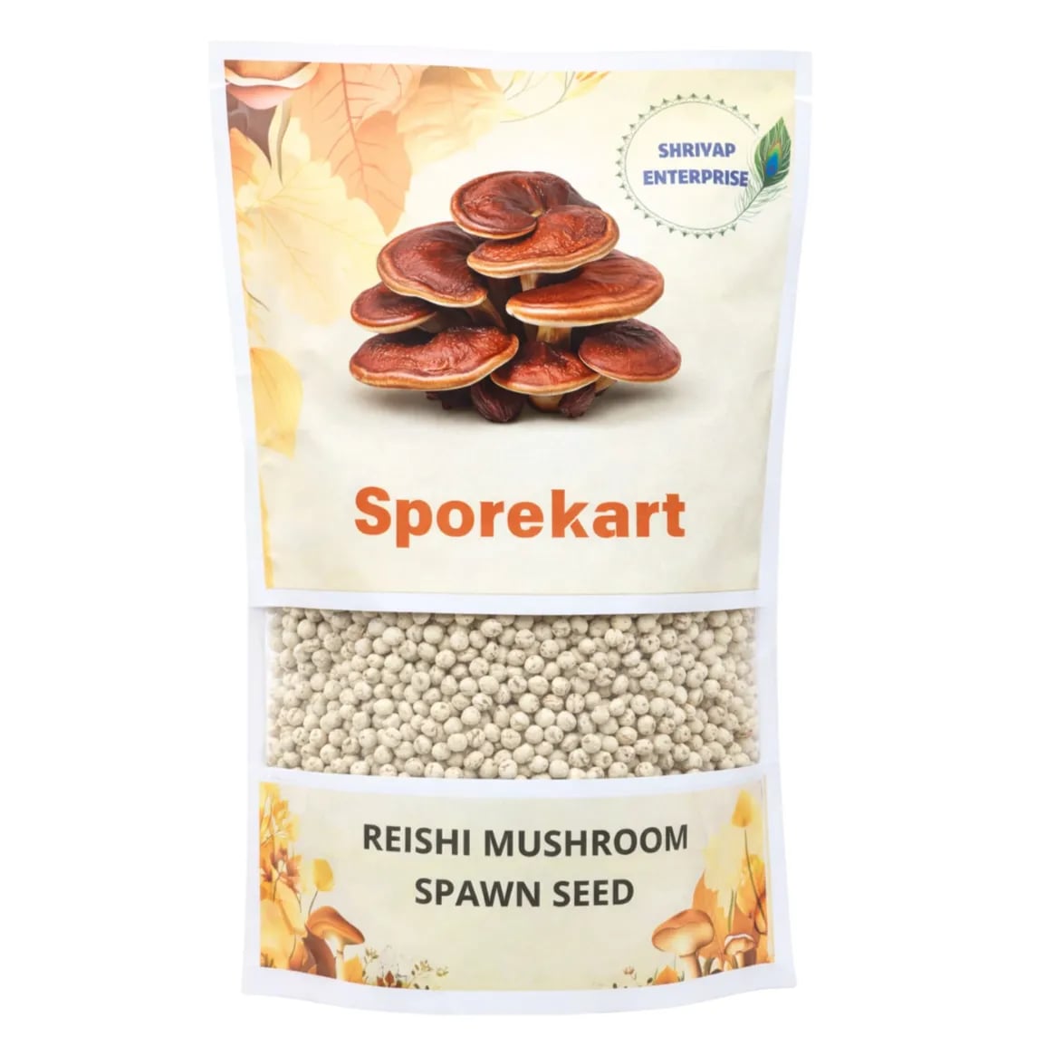 Sporekart  Ganoderma (Reishi) Mushroom Spawn Seed, No Artificial Flavors, No Preservatives, Totally Organic