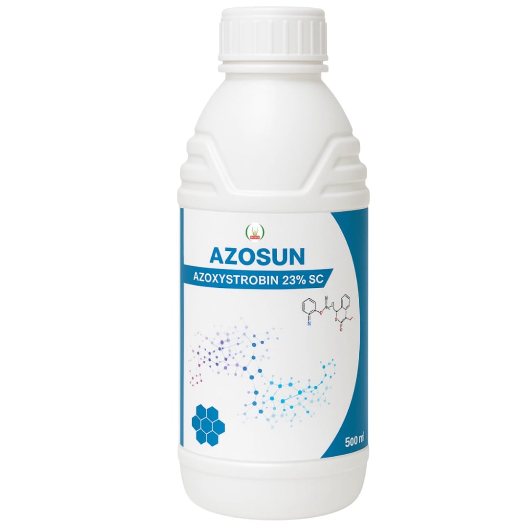 BIOSUN AZOSUN Azoxystrobin 23% SC Fungicide, Broad Spectrum, Disease Control In Crops