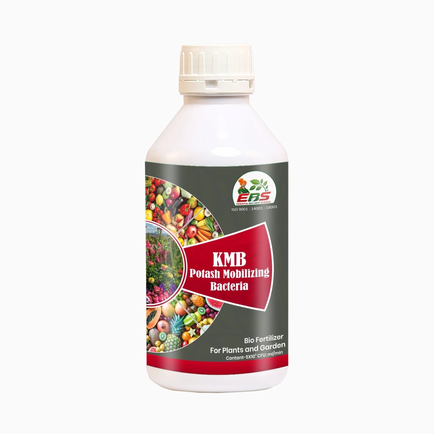 EBS KMB Potash Mobilizing Bacteria Bio Fertilizer, Use for Plants, Crops And Home Garden