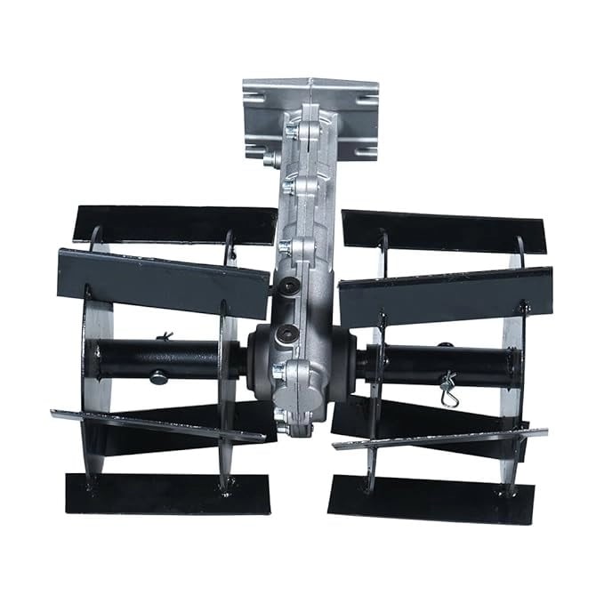 Fenton Krishi FTK-TA-28C Tiller Attachment, 28mm Cross Type Shaft Used With Side Pack Brush Cutter