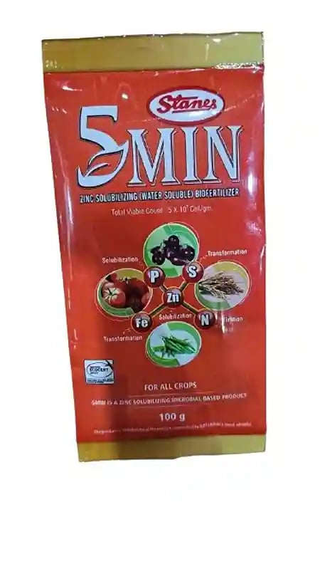 T Stanes 5 MIN Zinc Solubilizing Water Soluble Bio Fertilizer, Few Selective Enzymes Reduces The Effect Of Stress Hormones