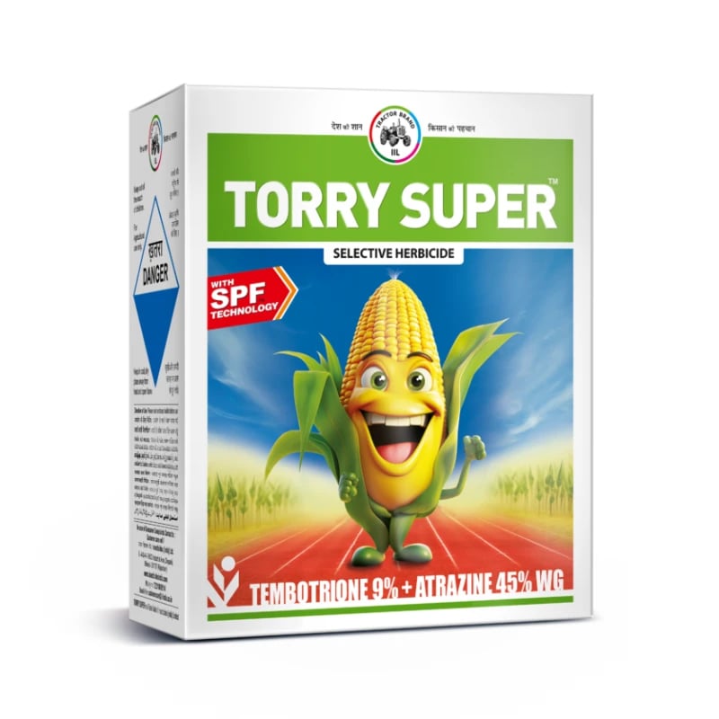 IIL Torry Super Tembotrione 9% + Atrazine 45% WG Herbicide, Effective Weed Control In Maize Crop