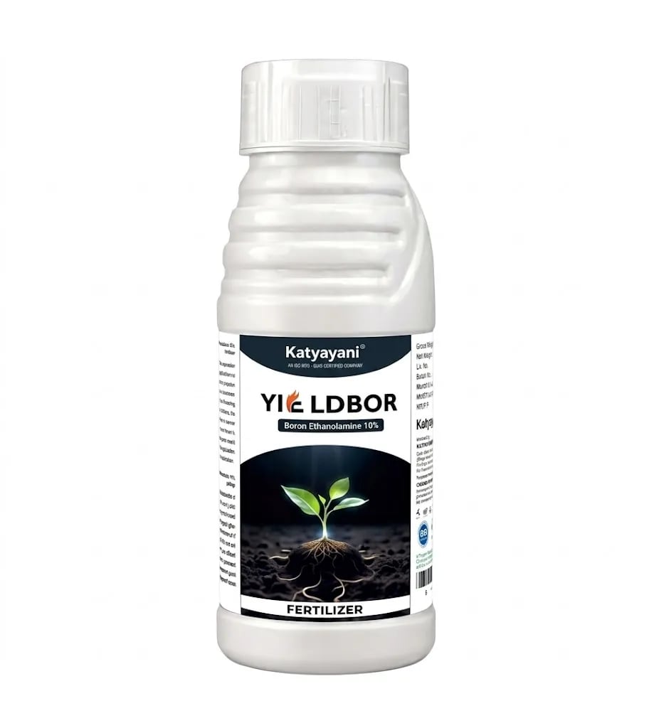 Katyayani YIELDBOR (Boron Ethanolamine 10%) Liquid Fertilizer For Better Plant Growth And Yield