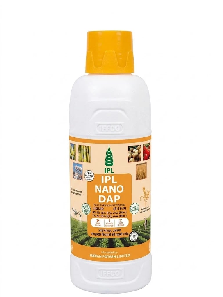 IFFCO IPL Nano DAP Nitrogen Di Ammonium Phosphate Liquid Fertilizer 8:16:0