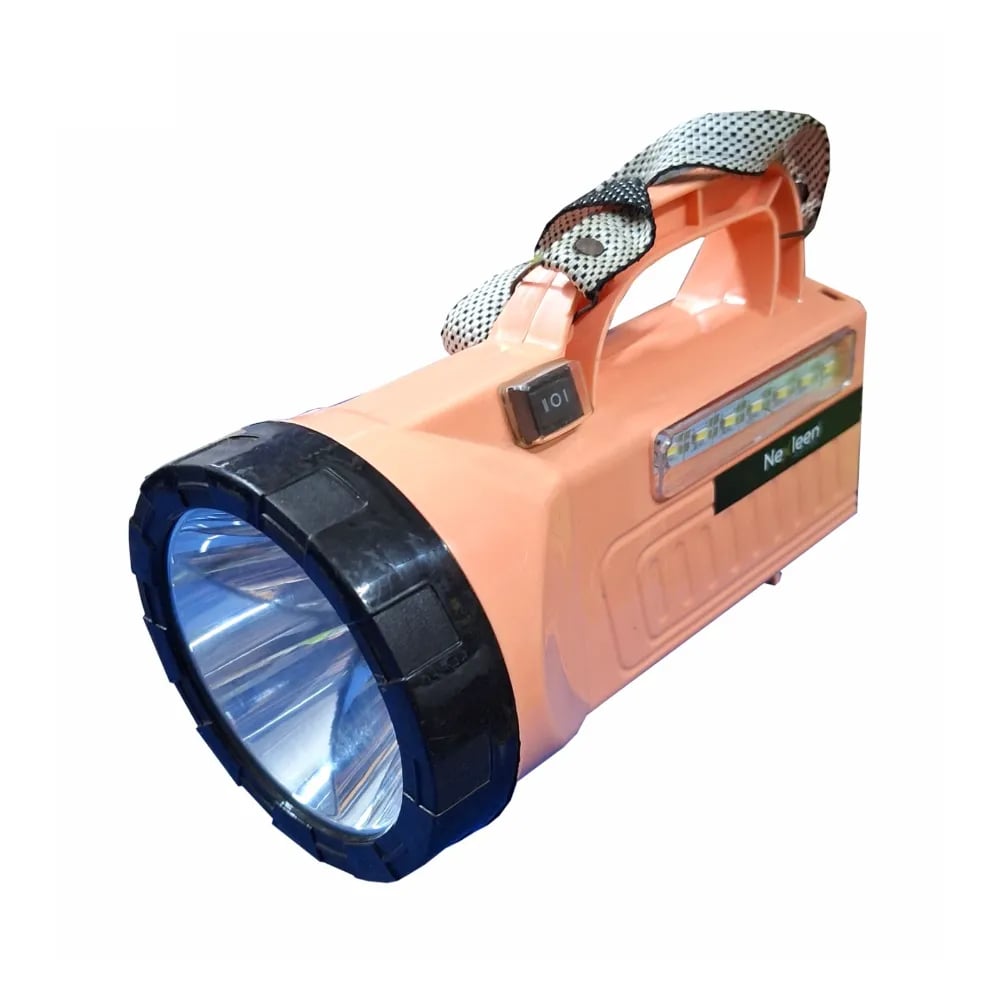 Radhe Agri Rechargeable LED Garden Torch, 8000 Lumens, Up to 1 Km Range, 10000mAh Battery, 10 Hour Backup