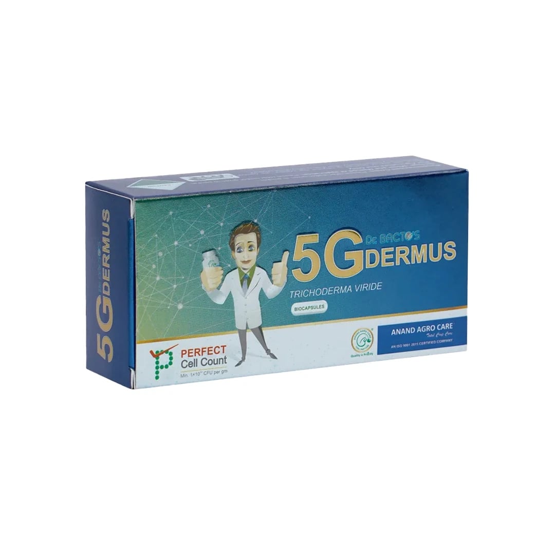 Dr. Bacto\'s 5G Dermus Bio Capsule, Trichoderma Viride Is Effective Against Many Fungal Infections, Prevent Growth Of Other Plant Pathogenic Organisms.