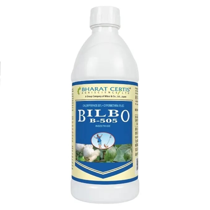 Bharat Certis Bilbo 505 Chlorpyrifos 50% + Cypermethrin 5% EC Insecticide