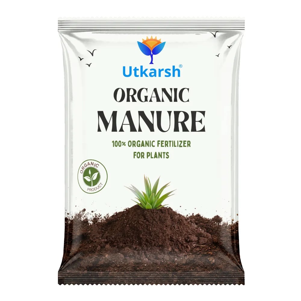 Utkarsh Organic Manure Natural Fertilizer, Promotes Plant Growth And Soil Health