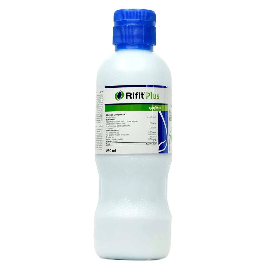 Syngenta Rifit Plus Herbicide - Selective, Pre-Emergence Systemic Herbicide, Controls Grassy Weeds, Sedges & Broadleaf Weeds In Paddy