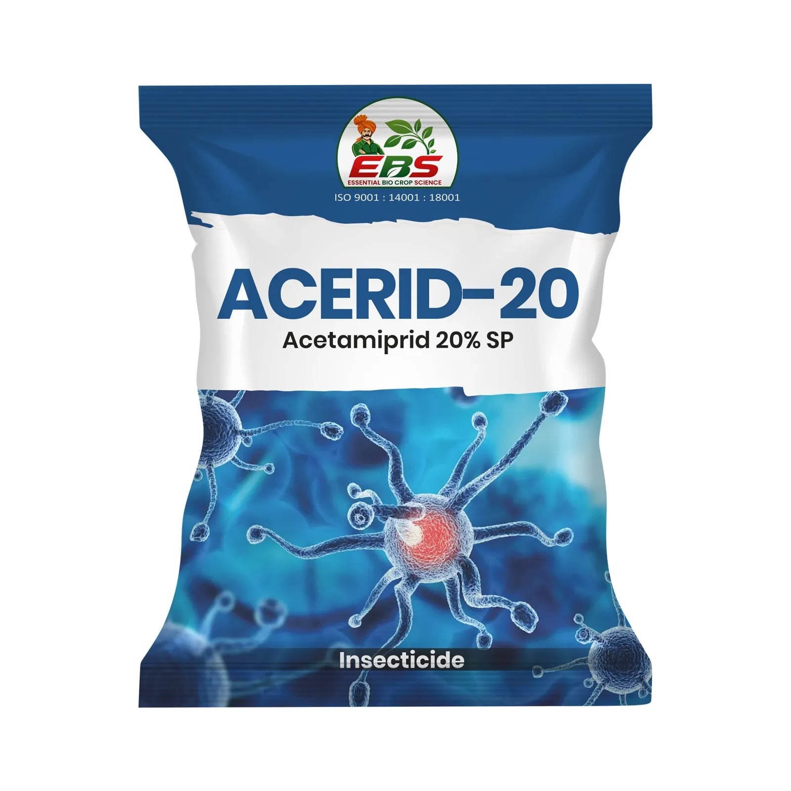 EBS ACERID-20 Acetamiprid 20% SP Insecticide for Effective Sucking Pest Control